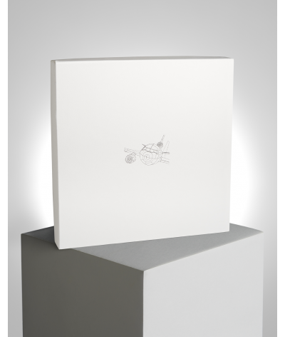 Ligne Blanche Wesselman porcelain plate - Red